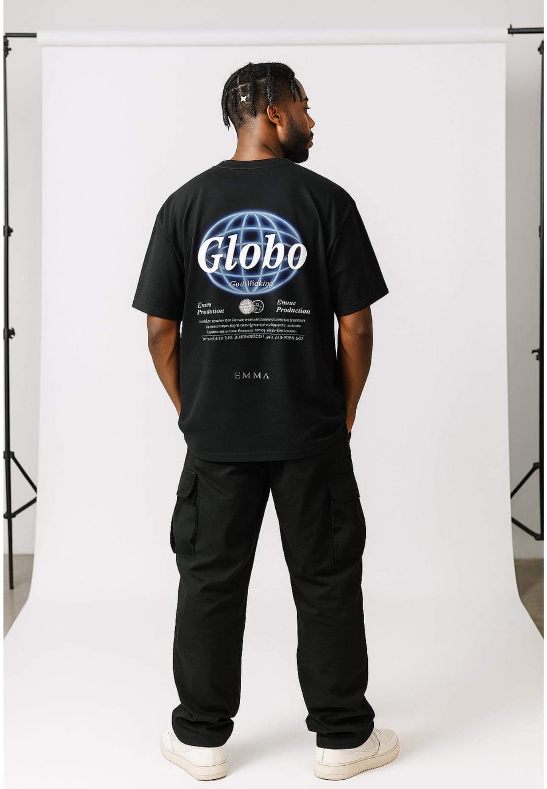 Camisa Oversize Globo – Black