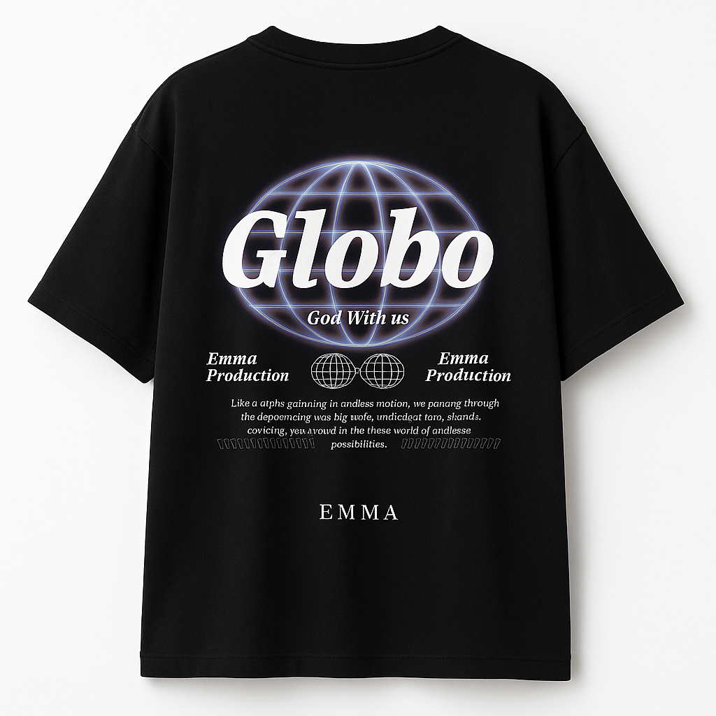 Camisa Oversize Globo – Black